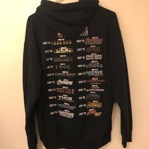 Marvel 10 year anniversary hoodie